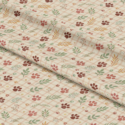 Dog Paws Pattern 8 Quilting Cotton Fabric