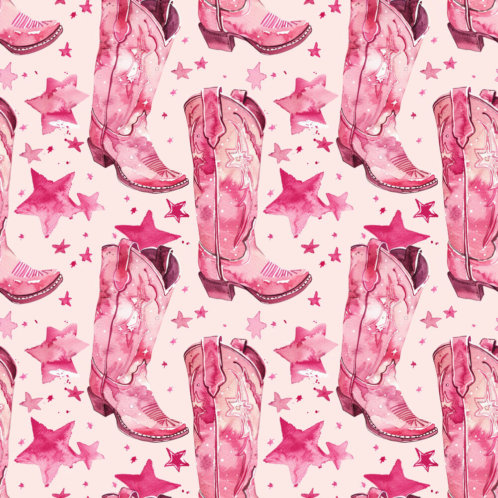 Pink Cowboy Boots Fat Quarter Bundle