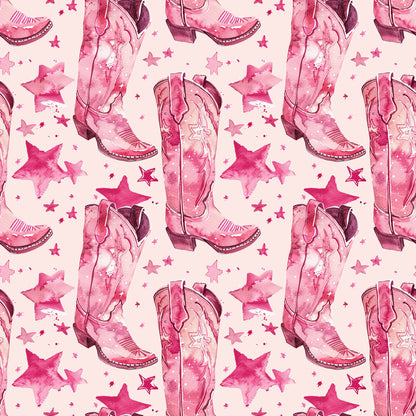 Pink Cowboy Boots Fat Quarter Bundle