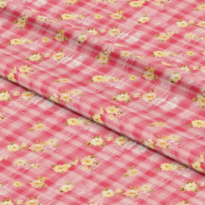Country Girl Plaid Pattern 2 Quilting Cotton Fabric