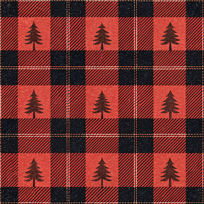 Classic Red and Black Buffalo Plaid Fat Quarter Bundle