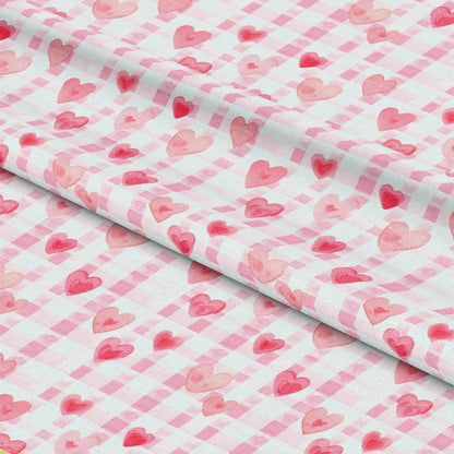 Pink Night Time Teddy Bears Pattern 7 Quilting Cotton Fabric