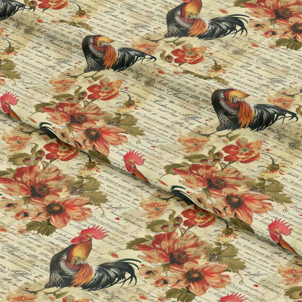 Farm Life Pattern 50 Quilting Cotton Fabric