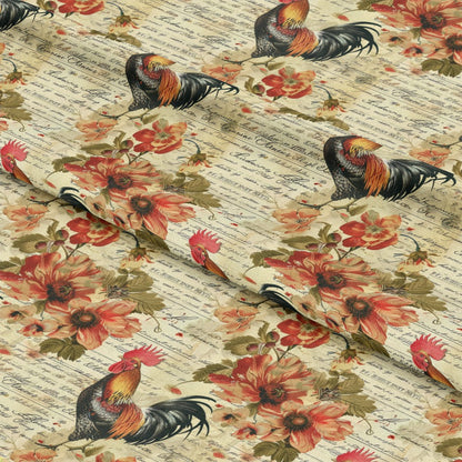 Farm Life Pattern 50 Quilting Cotton Fabric