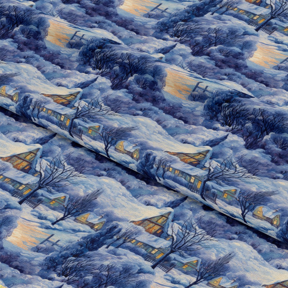 Winter Under the Dawn Pattern 5 Quilting Cotton Fabric