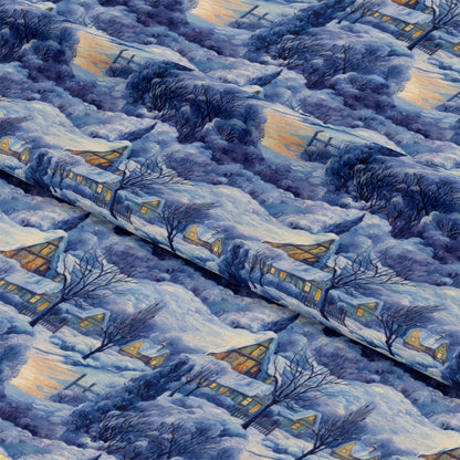 Winter Under the Dawn Pattern 5 Quilting Cotton Fabric