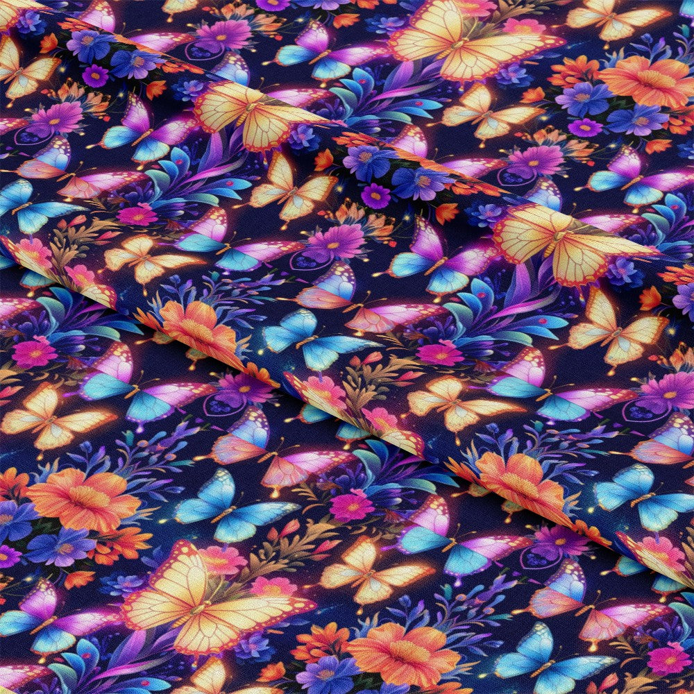 Fantasy Butterflies Pattern 28 Quilting Cotton Fabric