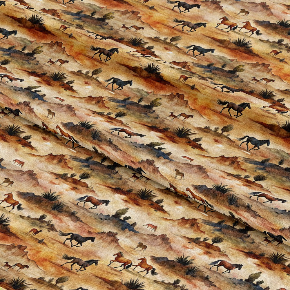 Wild Horses Pattern 12 Quilting Cotton Fabric