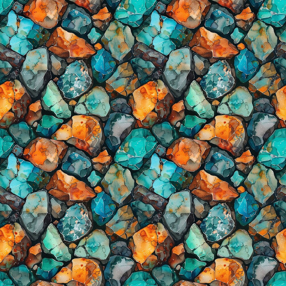 Turquoise Gemstone Fat Quarter Bundle
