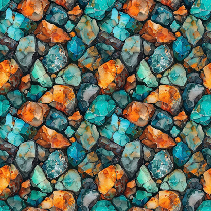 Turquoise Gemstone Fat Quarter Bundle