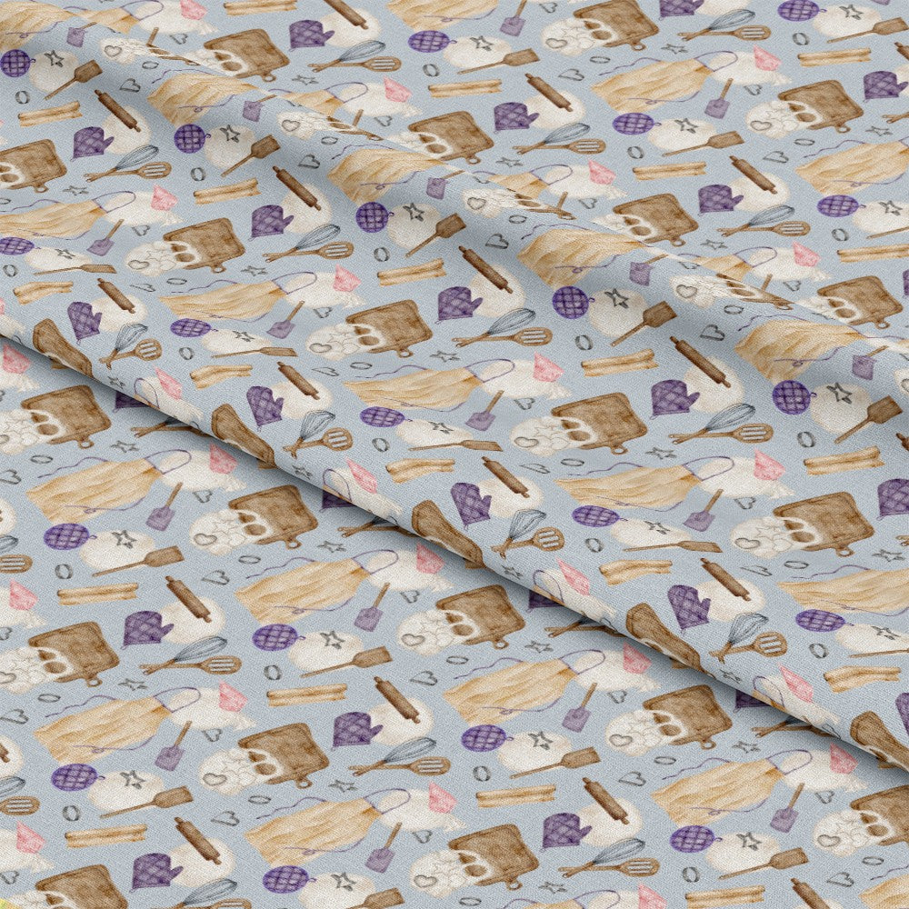 Watercolor Baking Pattern 9 Quilting Cotton Fabric