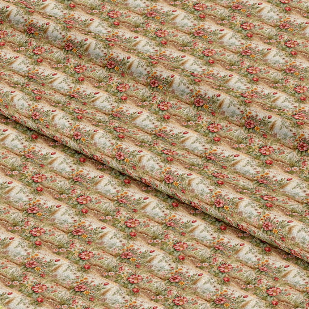English Garden Pattern 5 Quilting Cotton Fabric