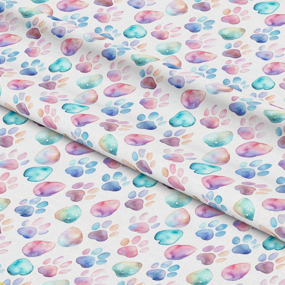 Dog Paws Pattern 18 Quilting Cotton Fabric
