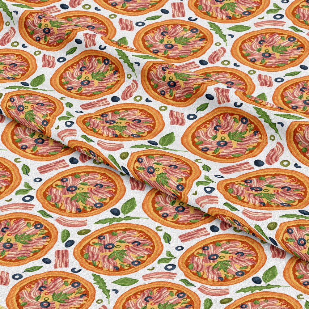 Pizza Pattern 4 Quilting Cotton Fabric