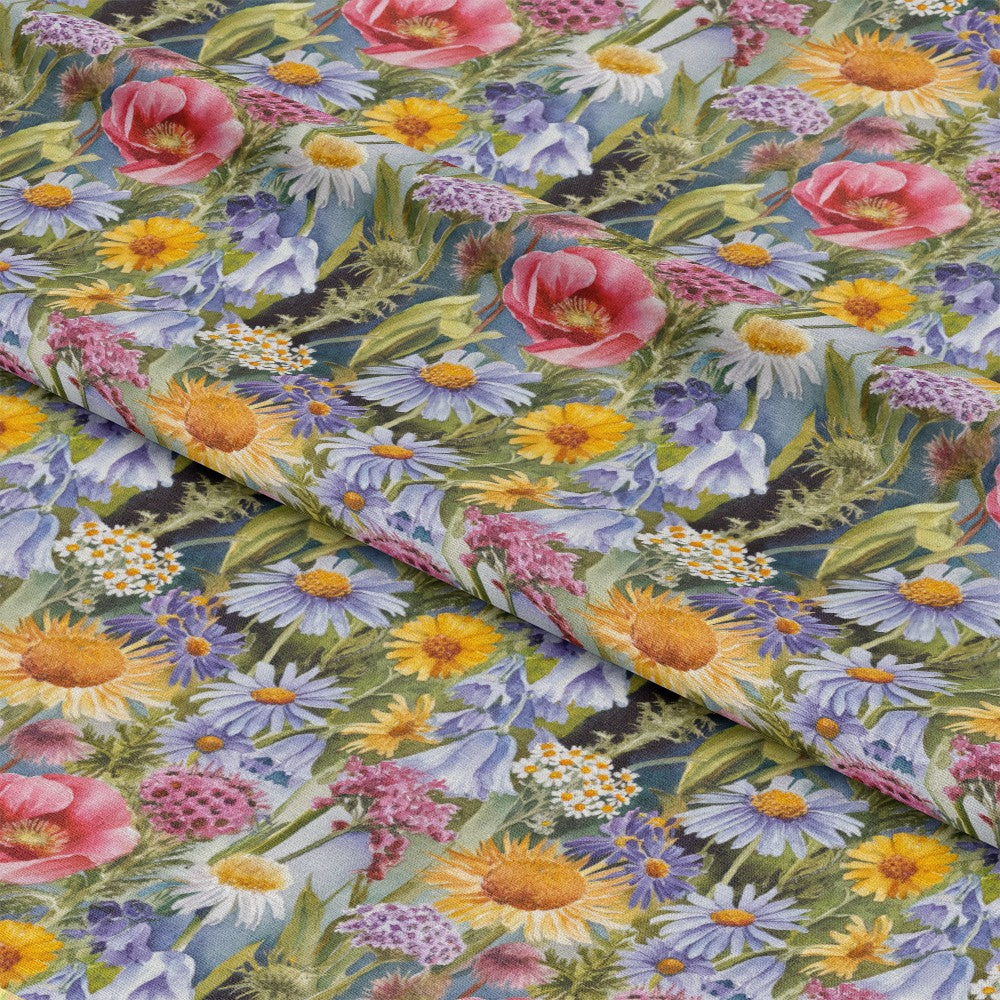 Wildflower Fantasy Pattern 22 Quilting Cotton Fabric