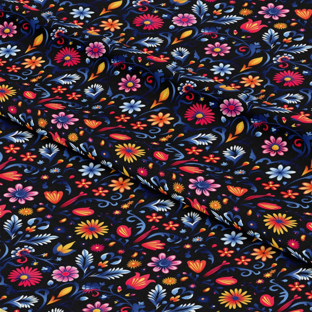 Mexican Floral Fiesta Pattern 7 Quilting Cotton Fabric