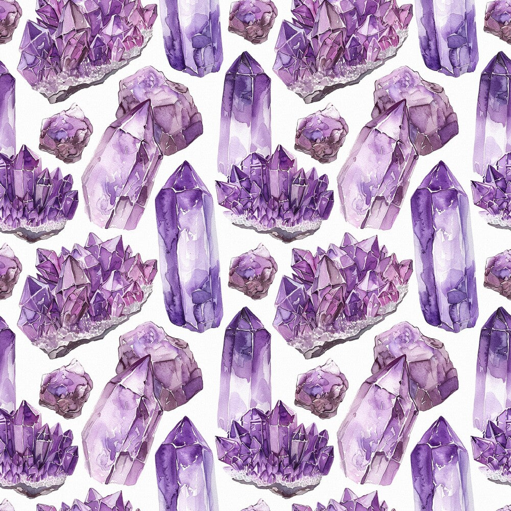 Amethyst Gemstones Fat Quarter Bundle