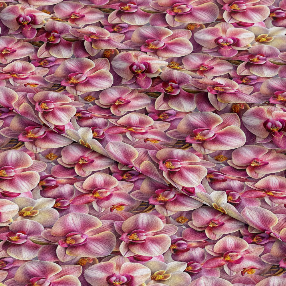 Realistic Flowers Pattern 31 Quilting Cotton Fabric