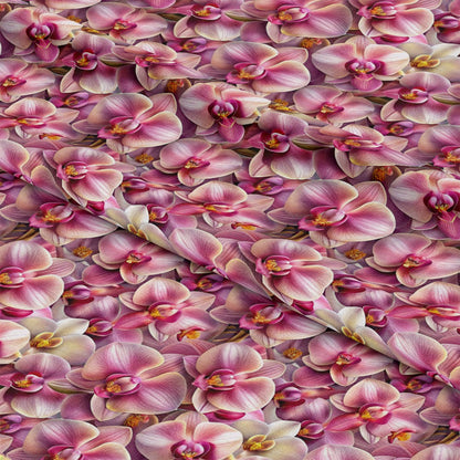 Realistic Flowers Pattern 31 Quilting Cotton Fabric