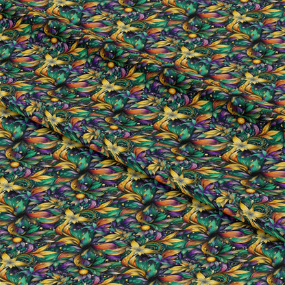 French Quarter Mardi Gras Pattern 2 Quilting Cotton Fabric