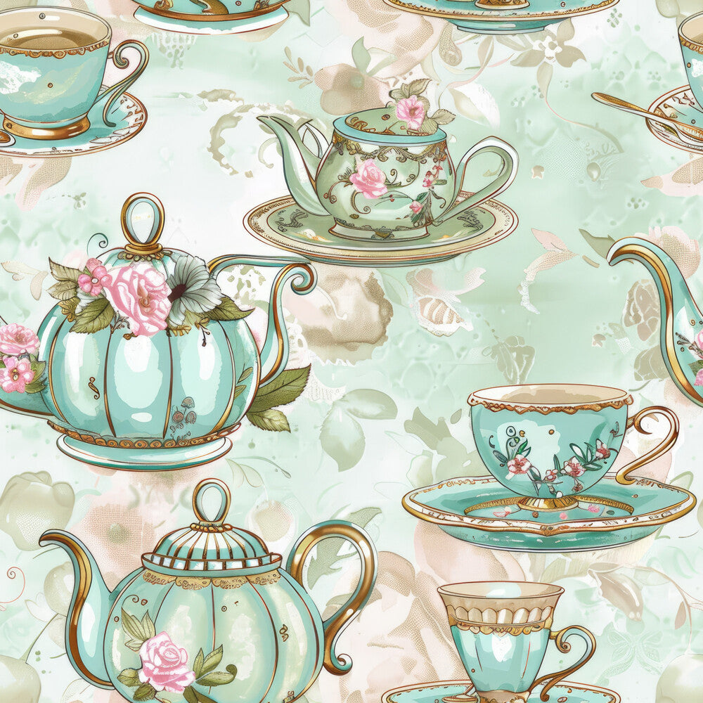 Whimsical Tea Party Fat Quarter Bundle