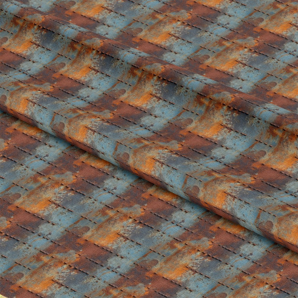 Rusted Iron Metal Textures Pattern 5 Quilting Cotton Fabric