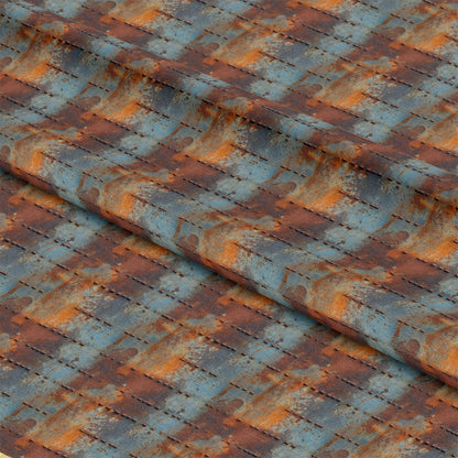 Rusted Iron Metal Textures Pattern 5 Quilting Cotton Fabric