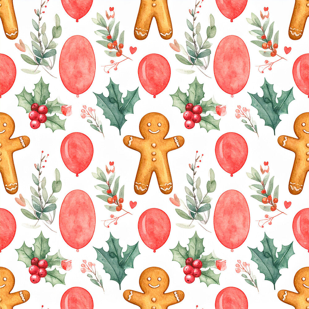 Preppy Christmas Classic Santa Fat Quarter Bundle