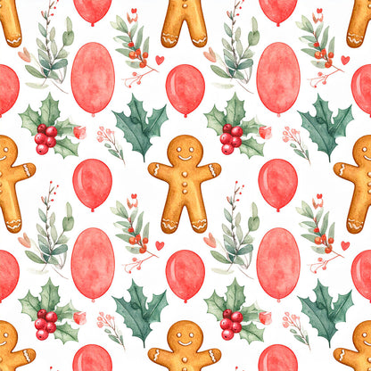 Preppy Christmas Classic Santa Fat Quarter Bundle