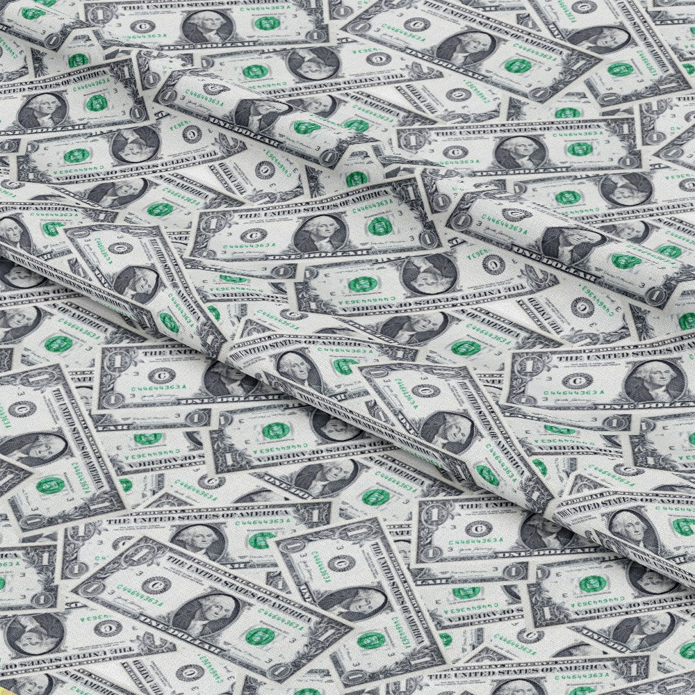 One Dollar Bill Pattern 1 Quilting Cotton Fabric
