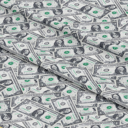 One Dollar Bill Pattern 1 Quilting Cotton Fabric