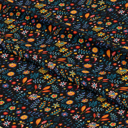 Mexican Floral Fiesta Pattern 8 Quilting Cotton Fabric