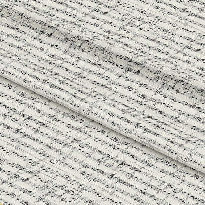 Handwritten Music Pattern 11 Quilting Cotton Fabric