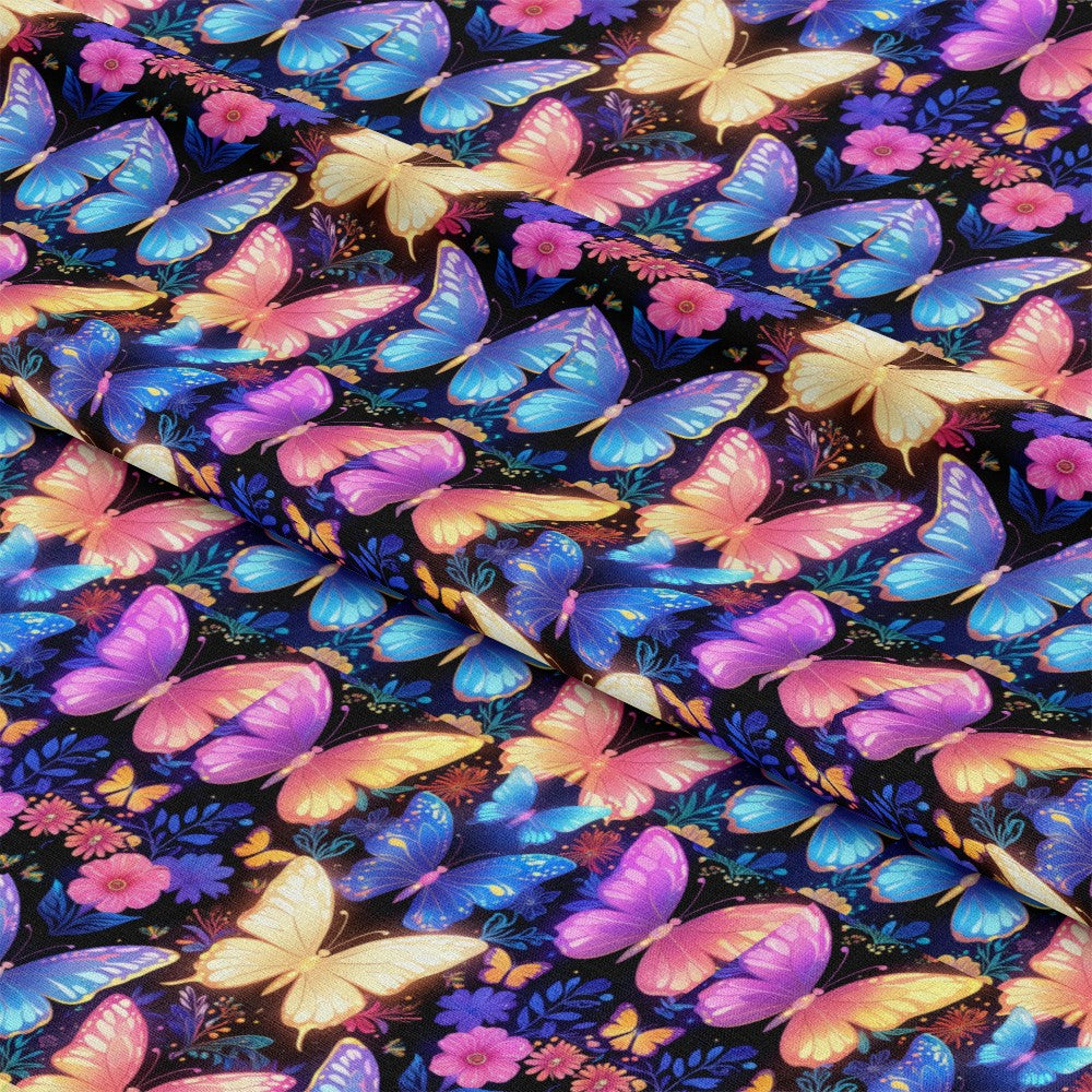 Fantasy Butterflies Pattern 8 Quilting Cotton Fabric