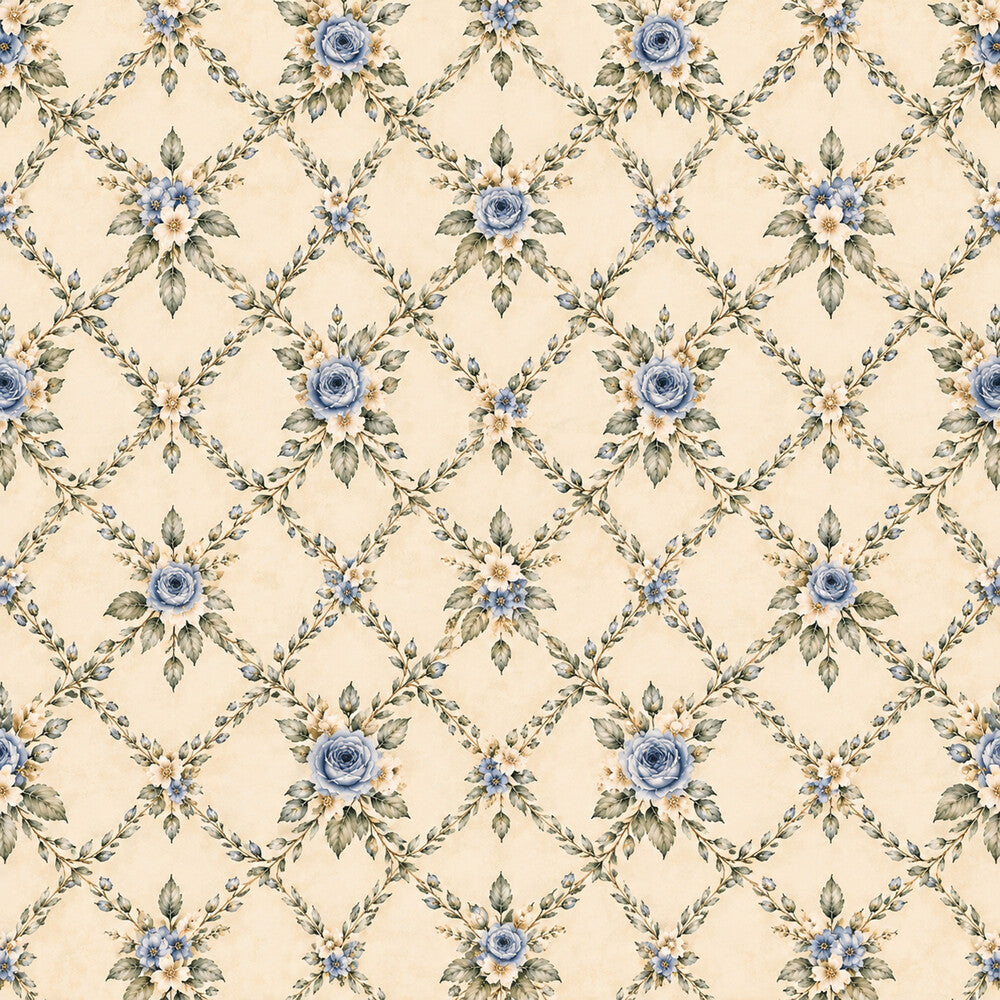 French Blue Garden Fat Quarter Bundle