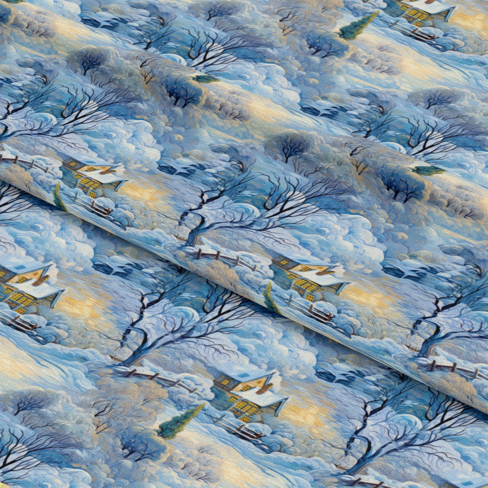 Winter Under the Dawn Pattern 12 Quilting Cotton Fabric