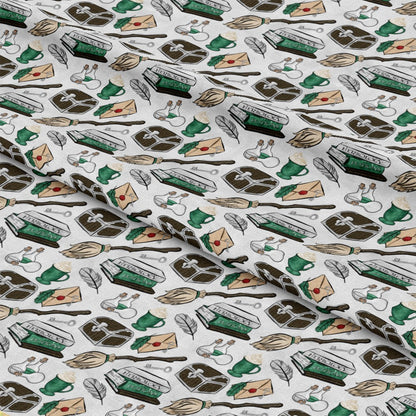 Wizard Magic School Pattern 30 Quilting Cotton Fabric