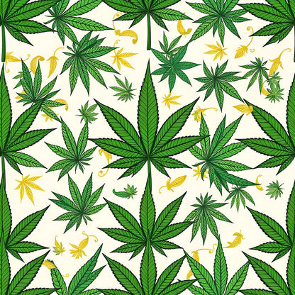 420 Marijuana Allover Fat Quarter Bundle