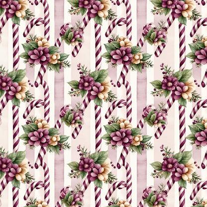 Vintage Plum Christmas Fat Quarter Bundle