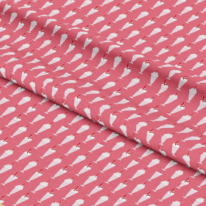 50s Black and Red Diner Pattern 12 Quilting Cotton Fabric