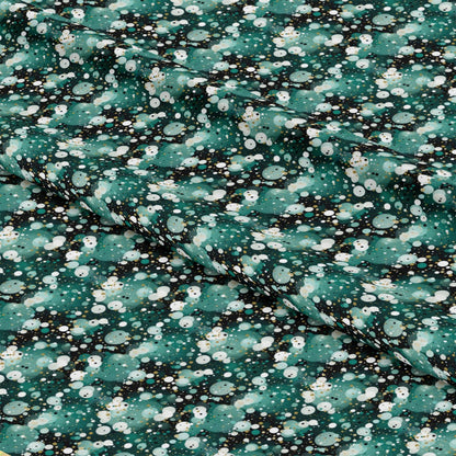 Green Confetti Pattern 12 Quilting Cotton Fabric