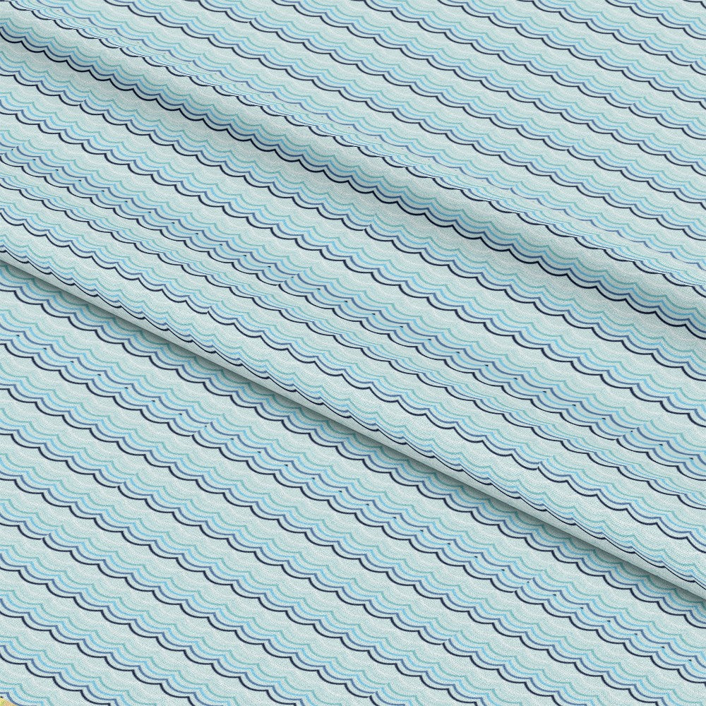 Navy Nautical Sea Pattern 7 Quilting Cotton Fabric