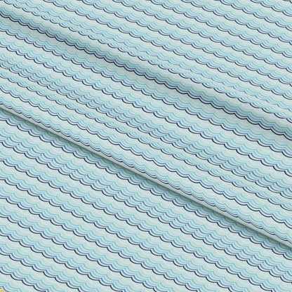 Navy Nautical Sea Pattern 7 Quilting Cotton Fabric