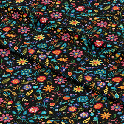 Mexican Floral Fiesta Pattern 10 Quilting Cotton Fabric