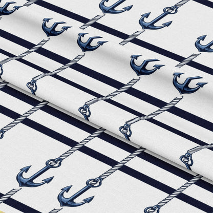 Blue Sailboat Pattern 9 Quilting Cotton Fabric
