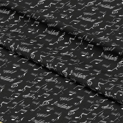 Handwritten Music Pattern 6 Quilting Cotton Fabric