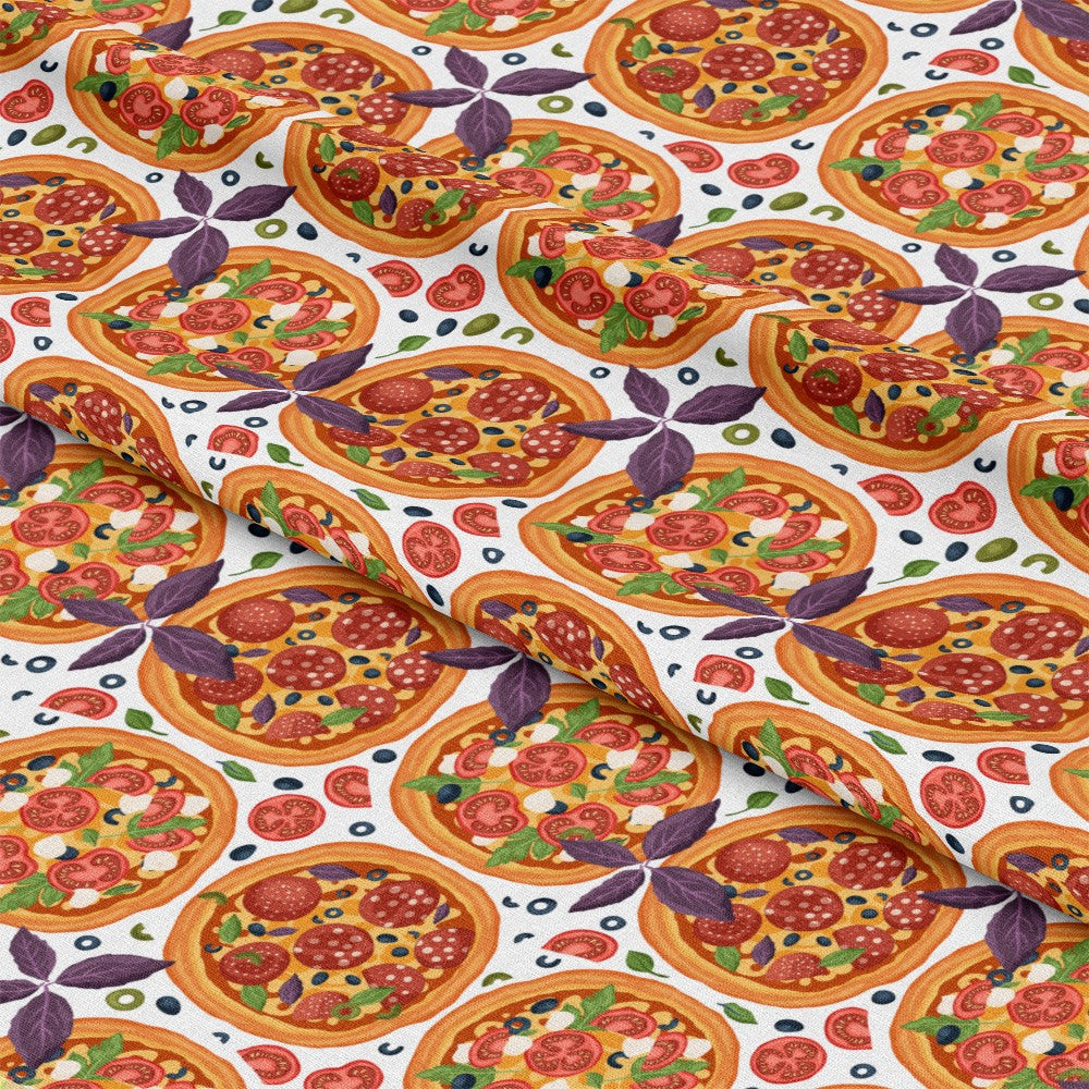 Pizza Pattern 7 Quilting Cotton Fabric