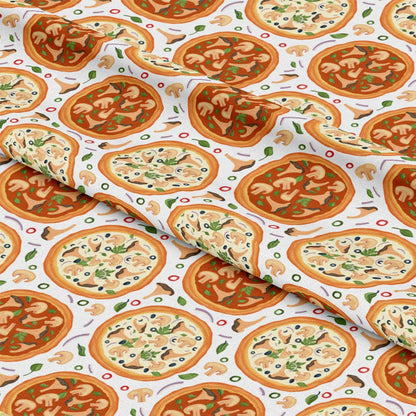 Pizza Pattern 5 Quilting Cotton Fabric