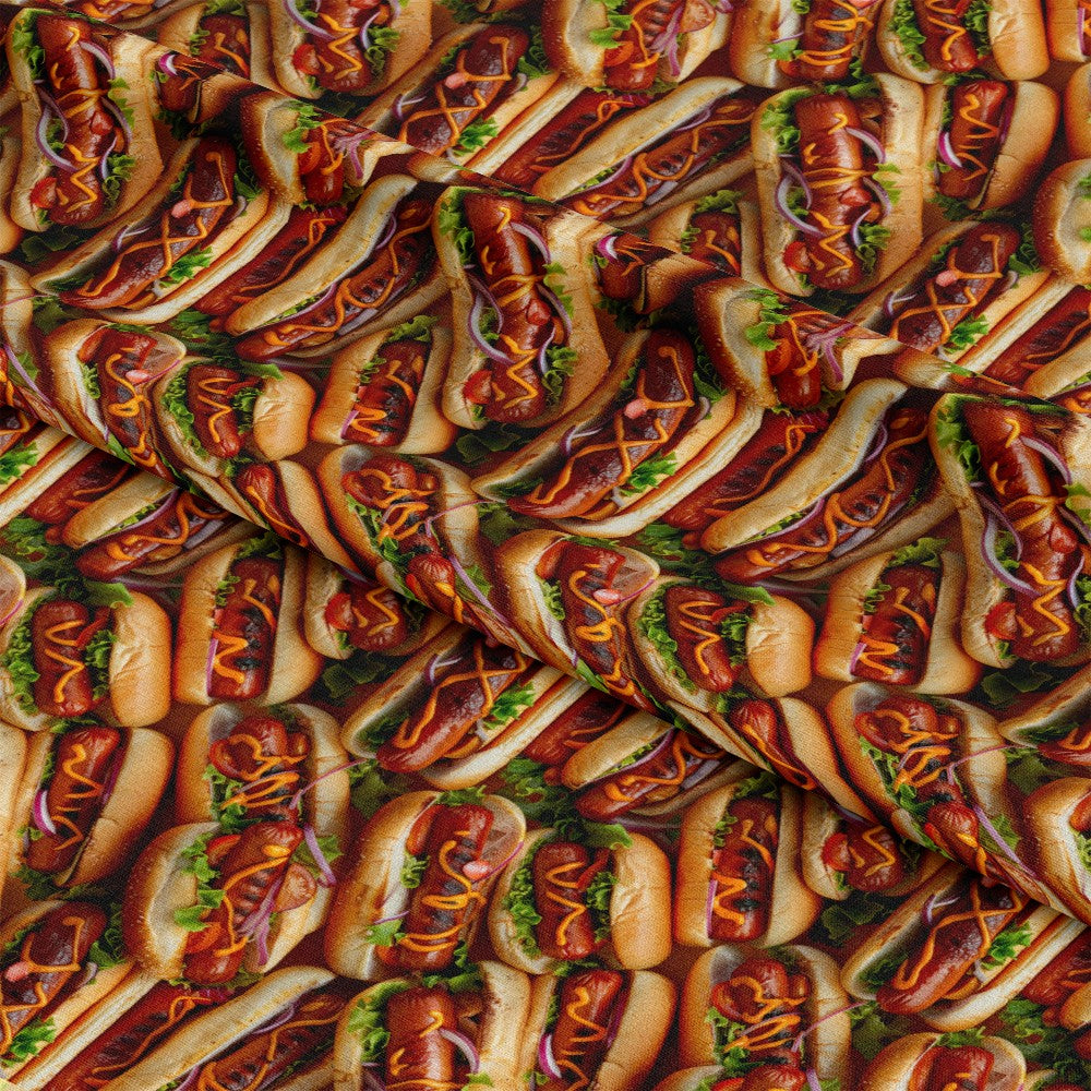 Junk Food Pattern 10 Quilting Cotton Fabric