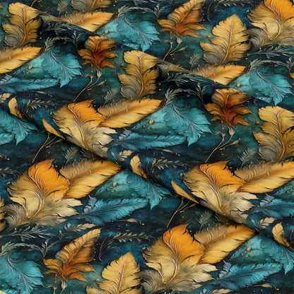 Tropical Autumn Pattern 4 Quilting Cotton Fabric